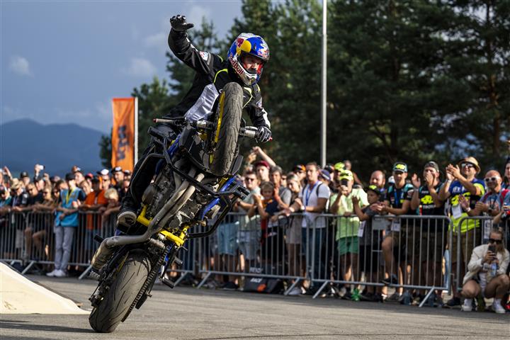 Aras Gibieza seen during the MotoGP World Championship at the Red Bull Ring in Spielberg, Austria on August 19, 2022.